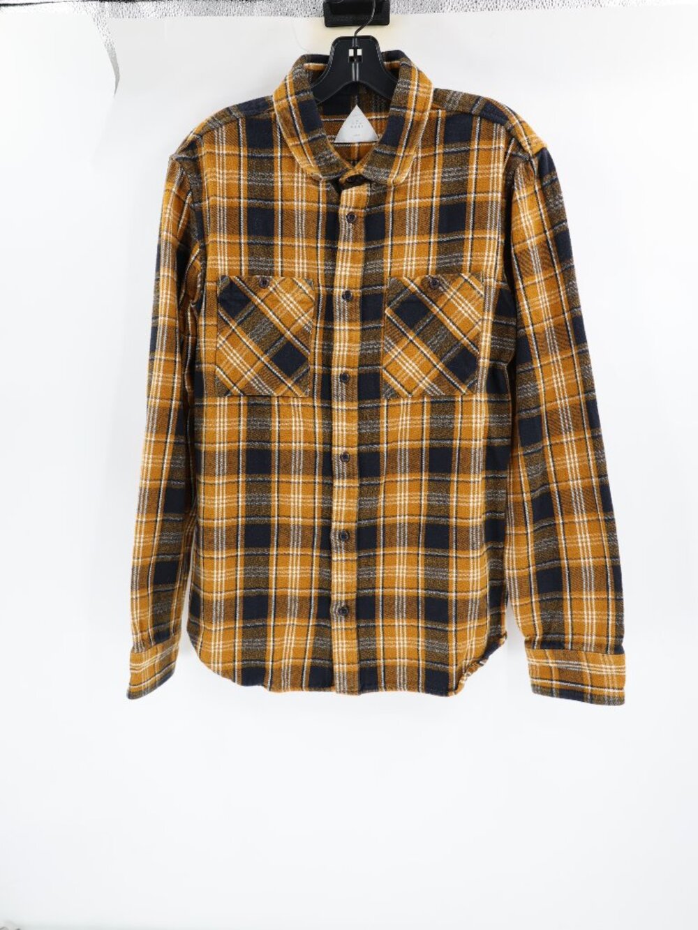 Altamont flannel Shirt Mens Large Binary Long Sleeve Plaid Heavyweight Button Up